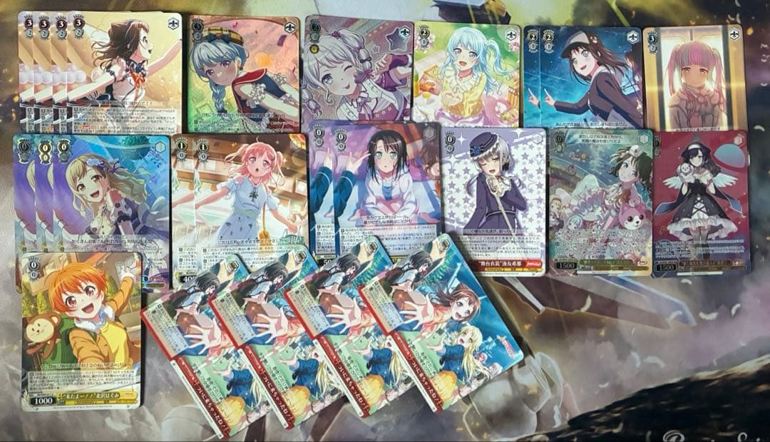 ヴァイスシュヴァルツ バンドリ デッキ 一部ホイル有り デッキパーツ付き