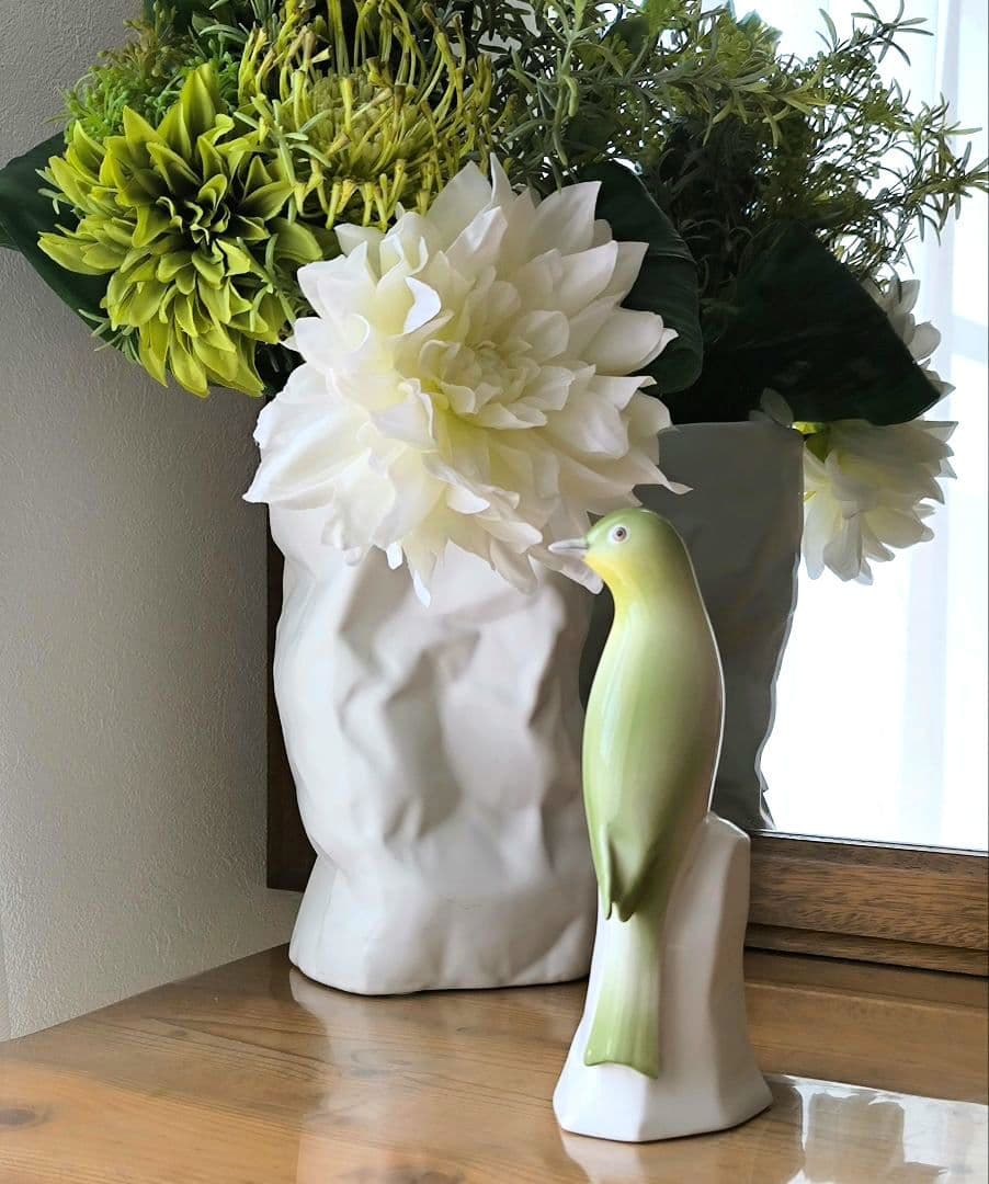 ノリタケ Noritake 陶器 置物 ウグイス 鳥 フィギュリン ヴィンテージ