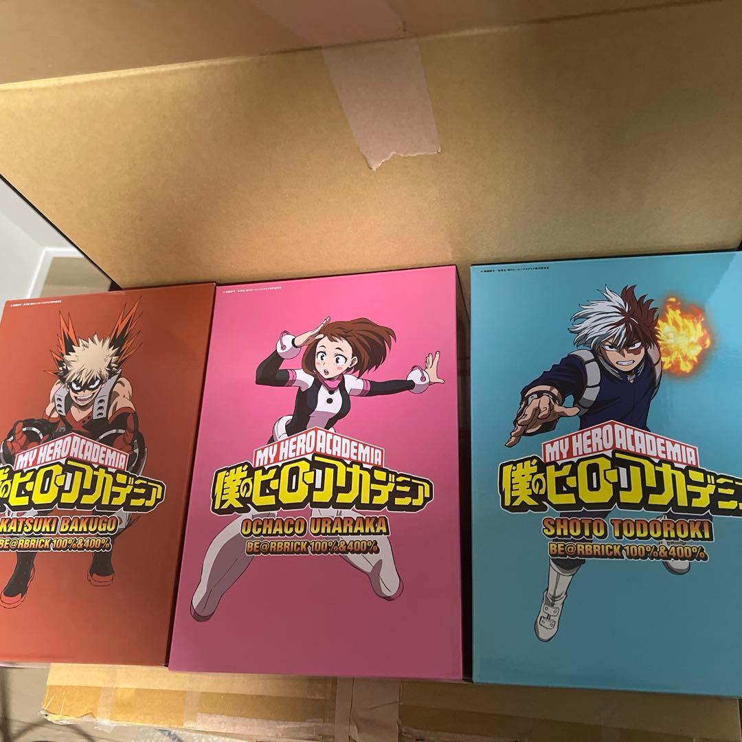 僕のヒーローアカデミア BE@RBRICK 100%&400% 3体セット