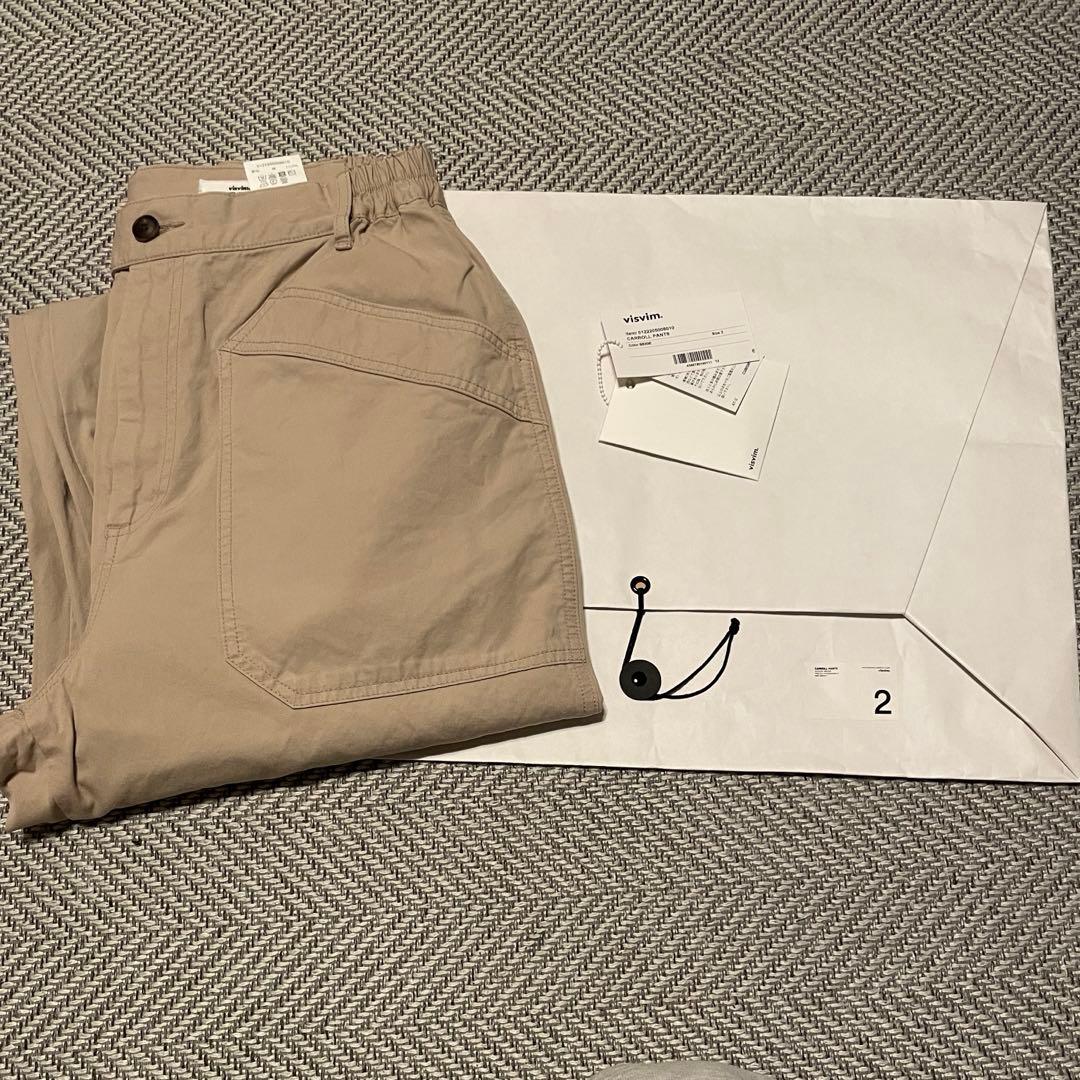 Visvim Carrol Pants beige Carroll キャロル