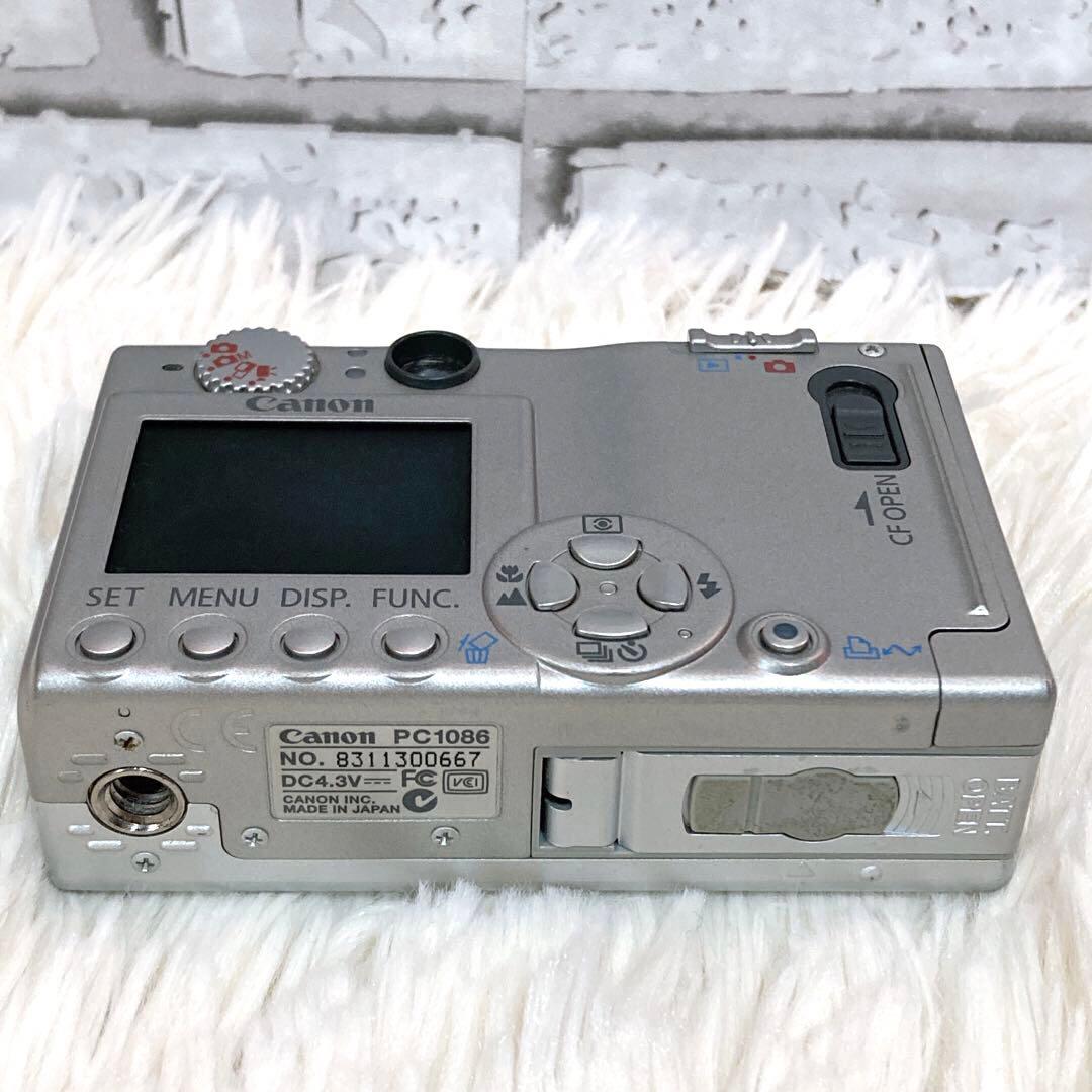 【動作品】 Canon IXY DIGITAL 450 デジカメ シルバー