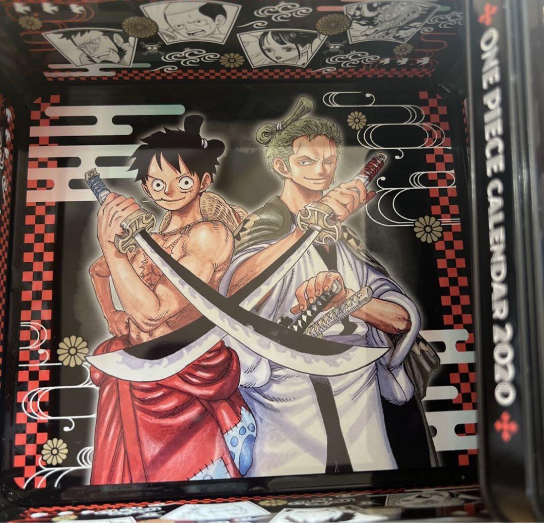 ONE PIECE ワンピース　日めくりカレンダー　缶のみ　2020