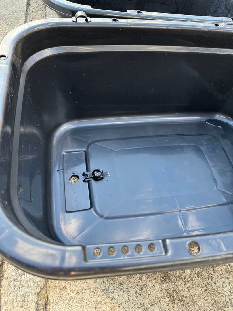 Ｅ－ＣＯＮ（エコン）　角型タライ　ブラック　８０