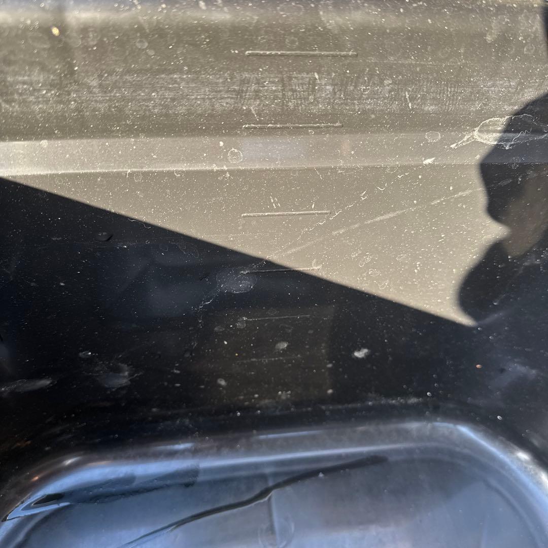 Ｅ－ＣＯＮ（エコン）　角型タライ　ブラック　８０