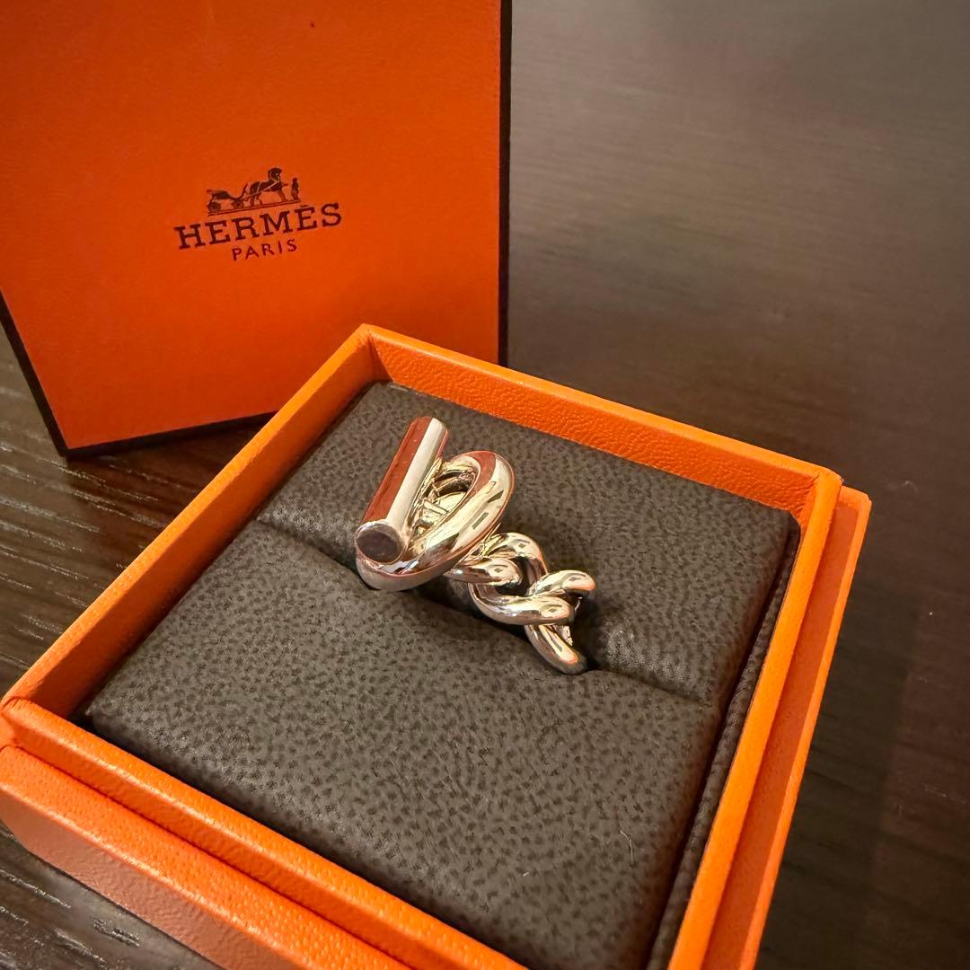 【美品】エルメス HERMES クロワゼット 52 リング 指輪 ブランド
