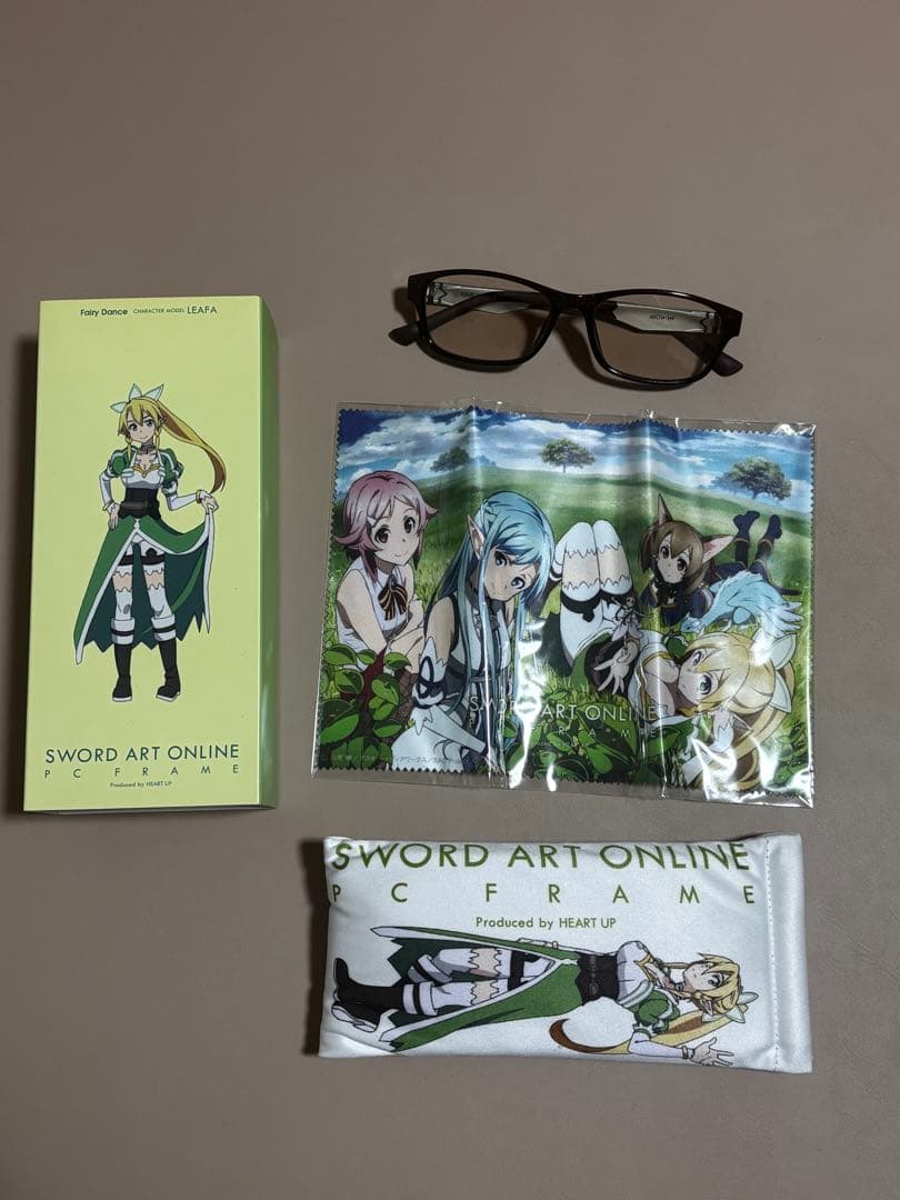【限定】ソードアートオンライン　ハートアップ コラボメガネ全4種【新品　未使用】
