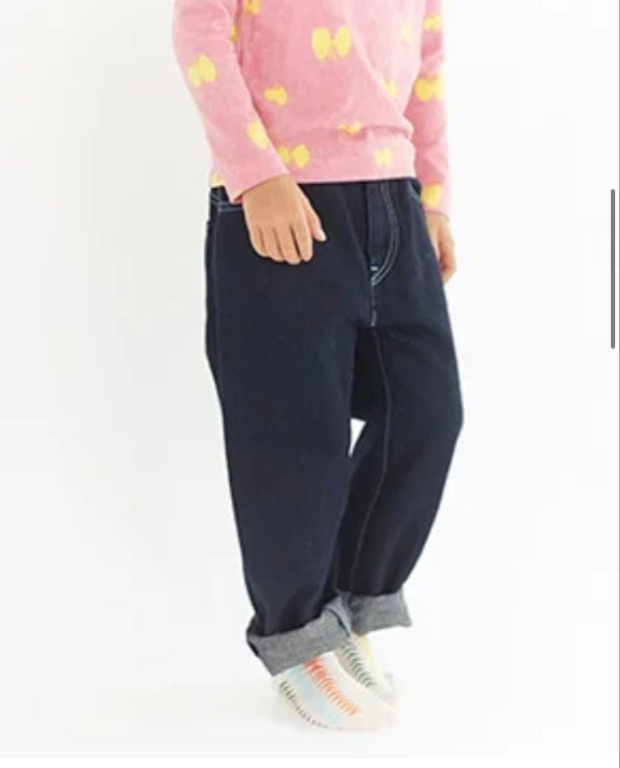 【未使用】ミナペルホネン　キッズ　alwaysデニムパンツ110