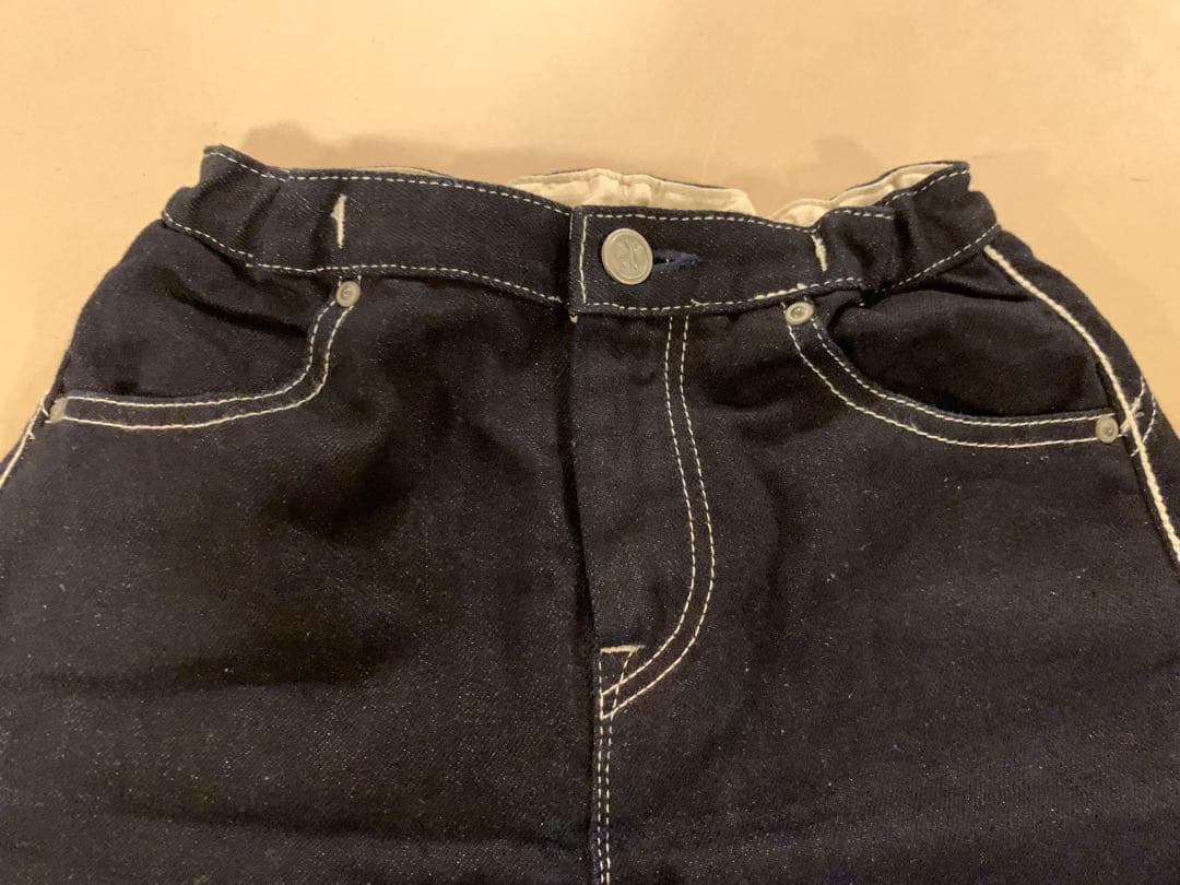 【未使用】ミナペルホネン　キッズ　alwaysデニムパンツ110