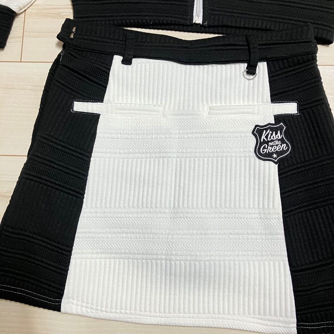 【新品タグ付き】キスオンザグリーン セットアップ ゴルフウェア レディース M