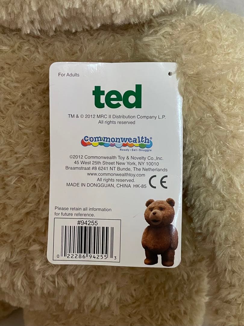 テッド おしゃべりぬいぐるみ 24インチ R指定版