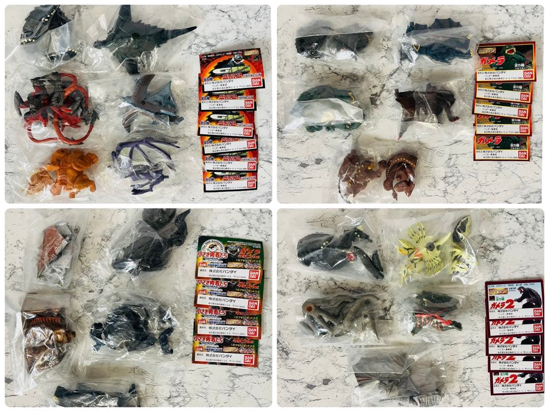 ガメラ ガシャポン HGフィギュア 1 .2.3.クロニクル セミコンプリート