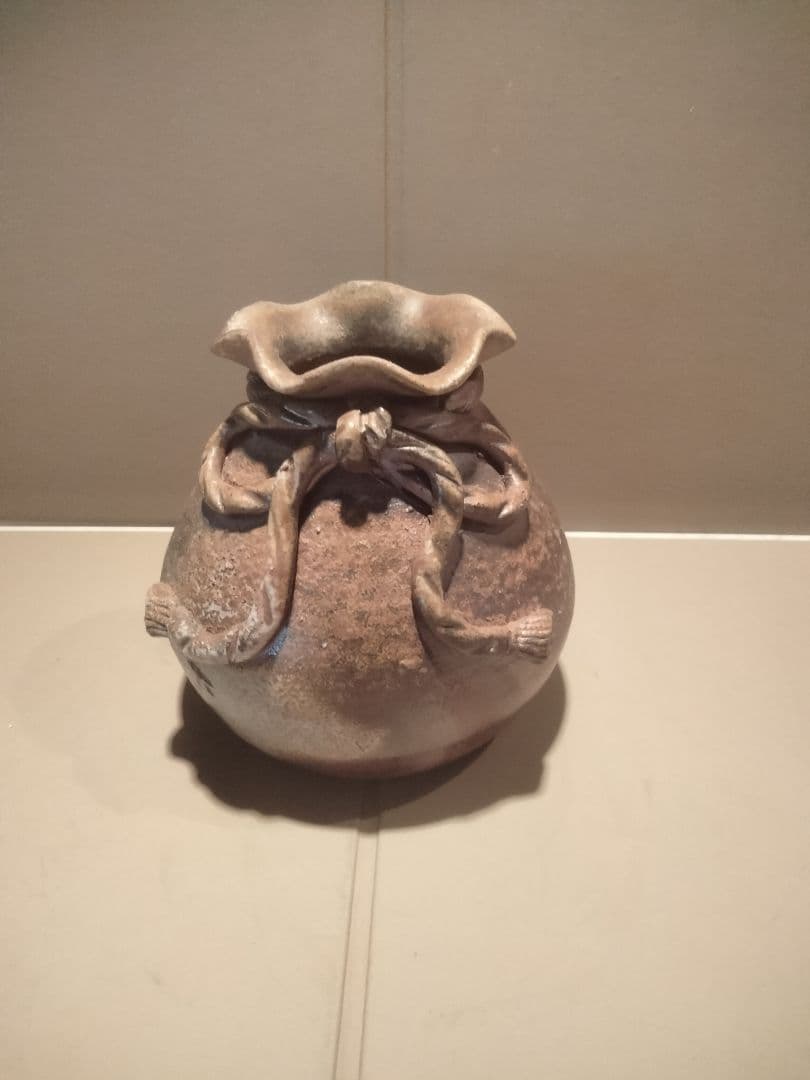 備前焼　　壺　花瓶　一輪挿し