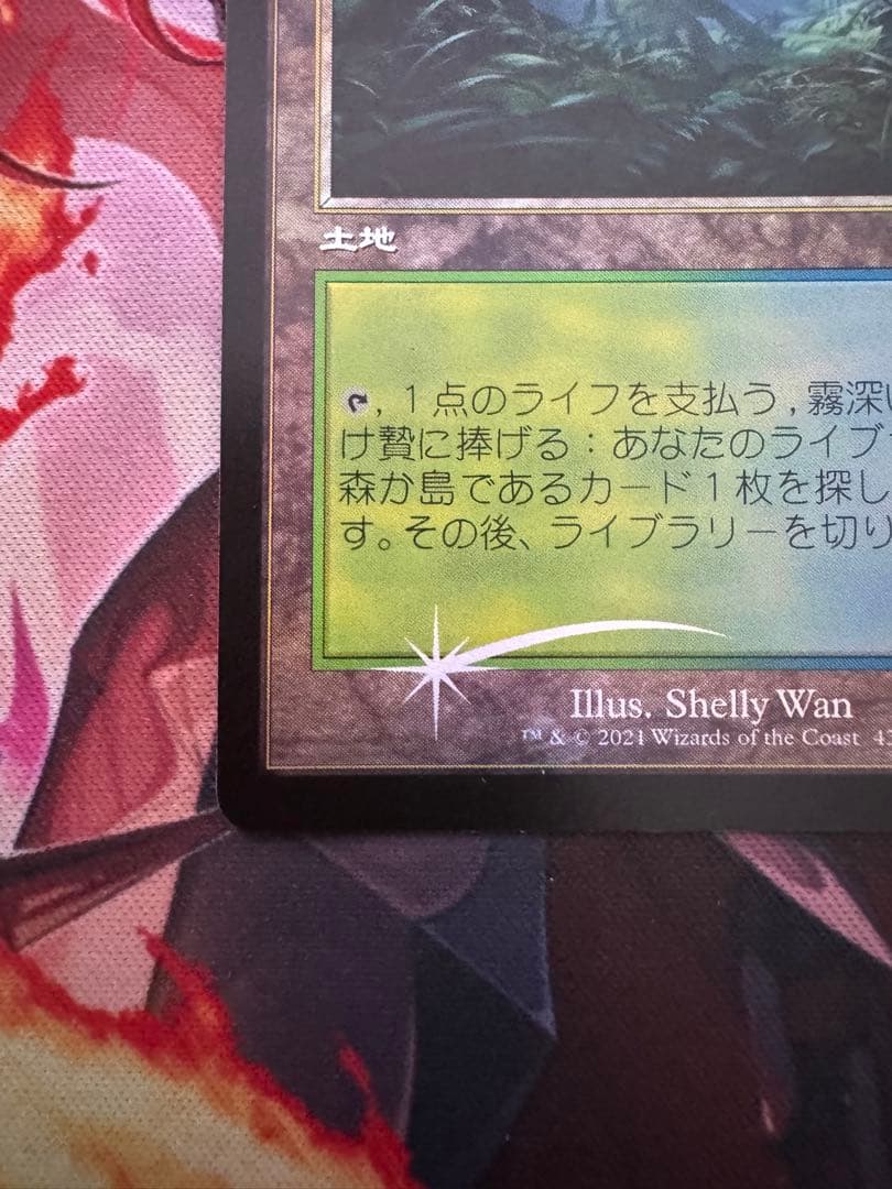 MTG MH2 旧枠　霧深い雨林　Foil