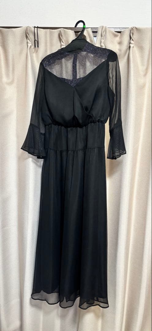 etoll. ラメチュールシフォンドレス結婚式　オケージョンドレス