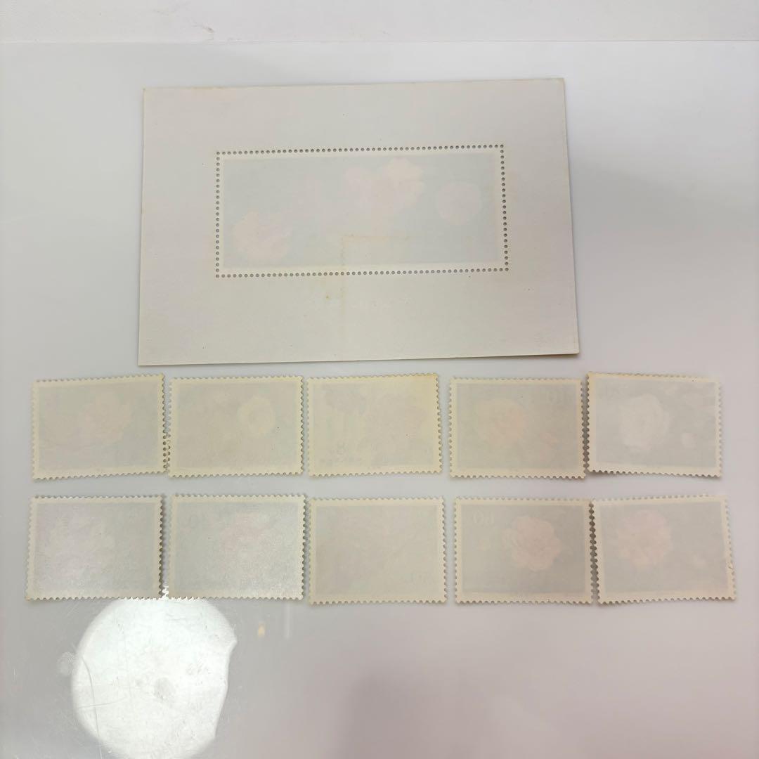 未使用品 「雲南のツバキ」 中国切手 T37 中国人民郵政