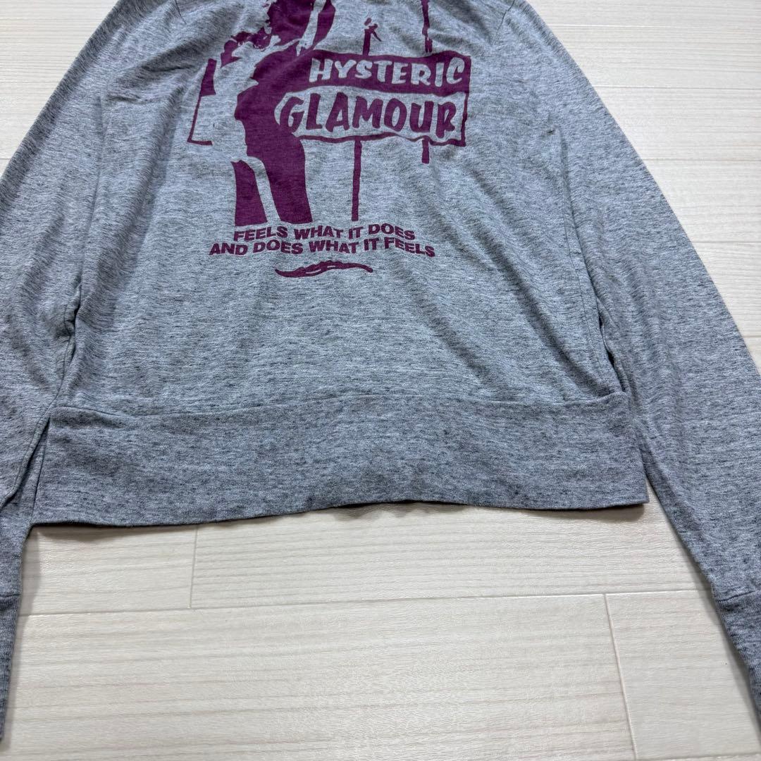 希少 ヒステリックグラマー フード付き ジップアップパーカー ヒスガール