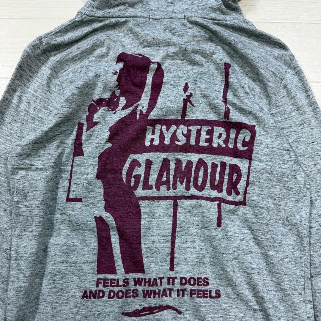 希少 ヒステリックグラマー フード付き ジップアップパーカー ヒスガール