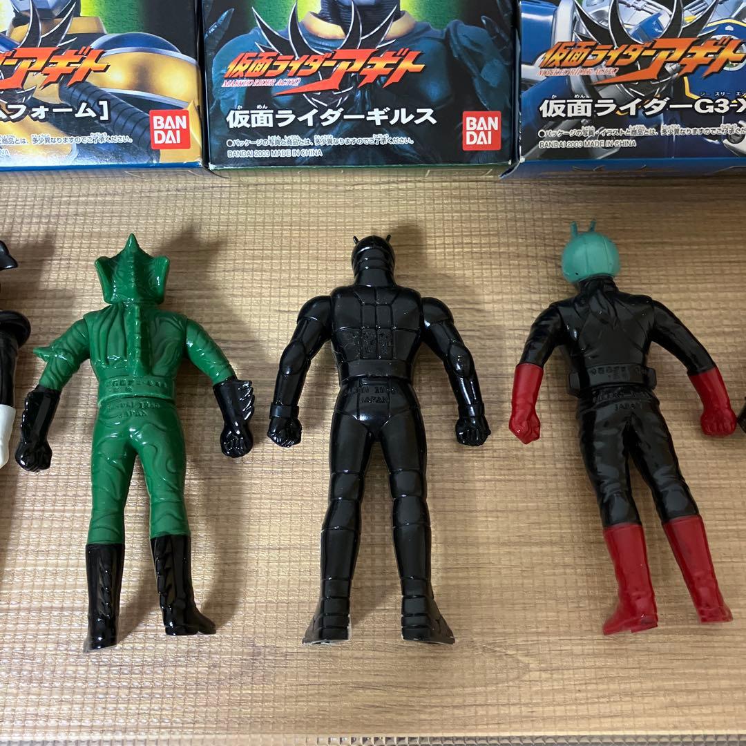 仮面ライダー ライダーヒーローシリーズ ソフビ 箱入り30体 箱無し10体