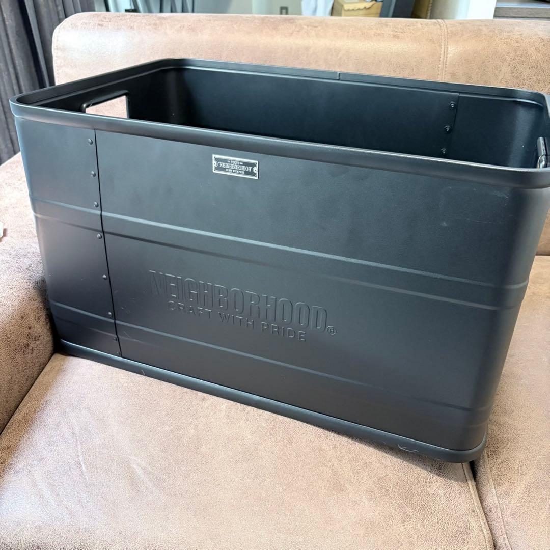 廃盤 ネイバーフッド アルミコンテナ 蓋なし 黒 初期モデル