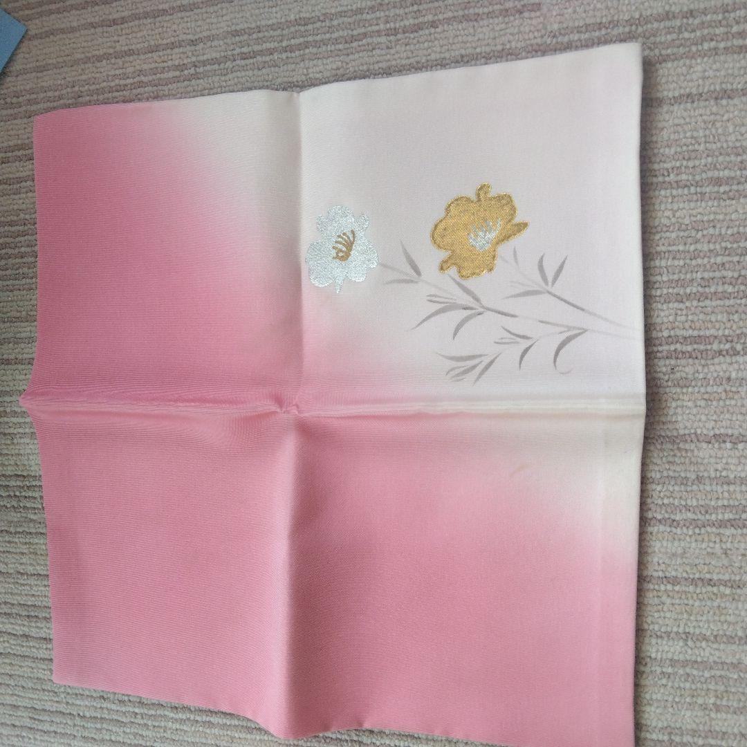 【茶道具】抹茶茶碗 富士山と松の絵柄の茶碗 まとめ売り ピンクの服紗付き