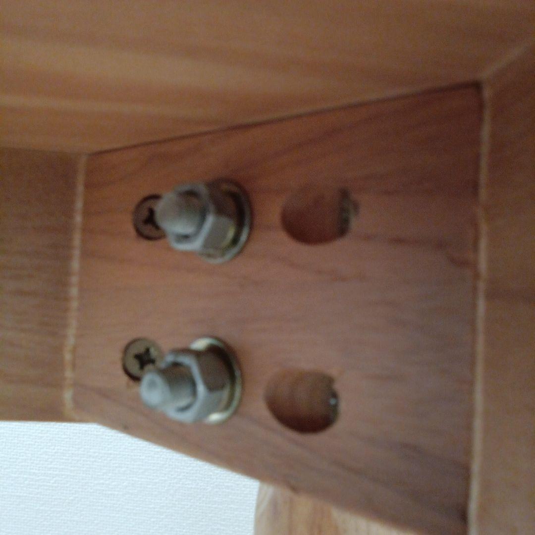 タモ材 ダイニングテーブル 引き出し付き