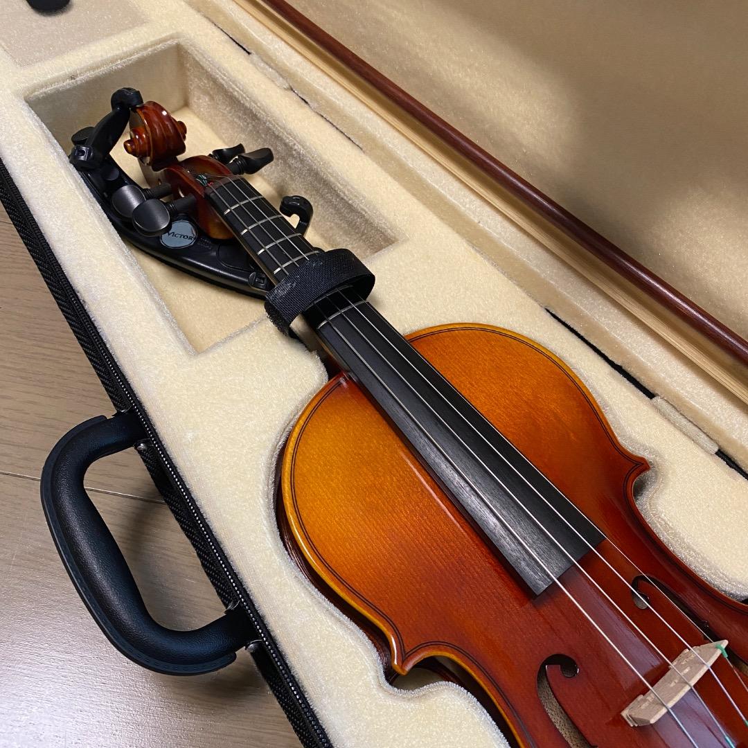 【まもなく完売】1/2サイズ・フレットバイオリンセット、日本製・初心者子供用