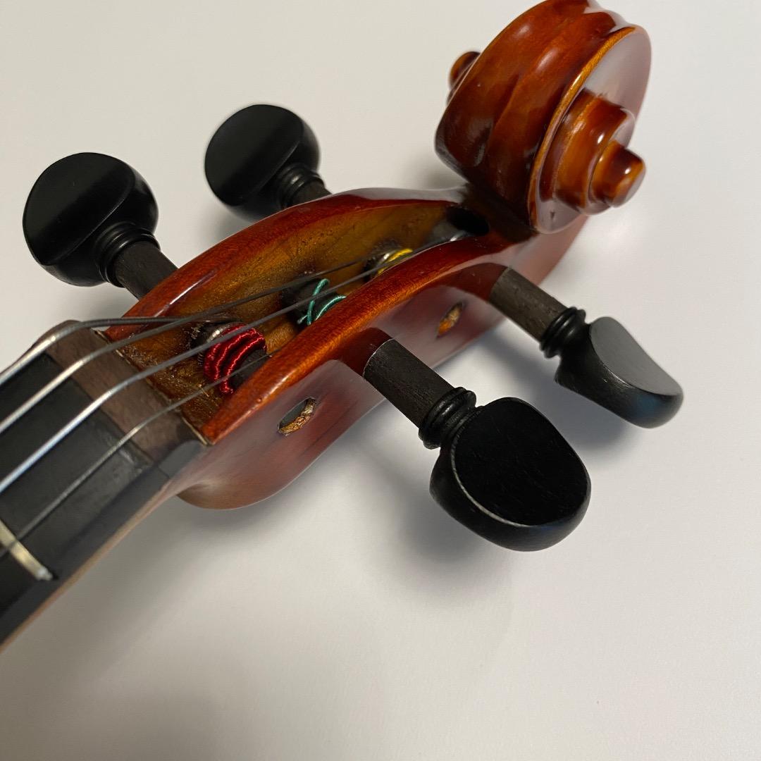 【まもなく完売】1/2サイズ・フレットバイオリンセット、日本製・初心者子供用