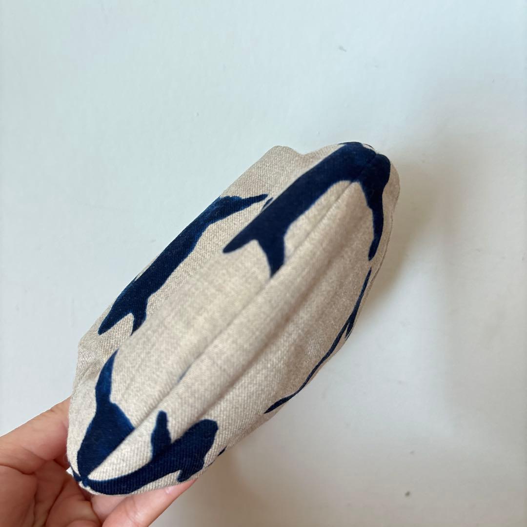 【再値下げ！売り切りたい！】ミナペルホネン　がま口ポーチ　Runrunrun