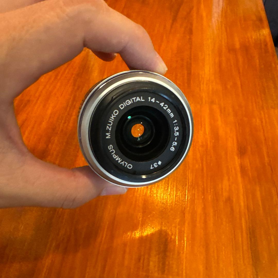 OLYMPUS 14-42mm F3.5-5.6II 角形フード 飾リング付