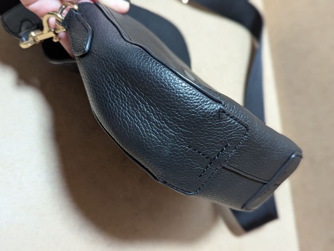 【FURLA】良品☆ウラニアショルダーバッグブラック レザー☆シンプル