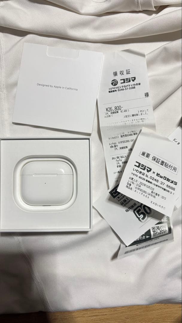 AirPods 第三世代　本体