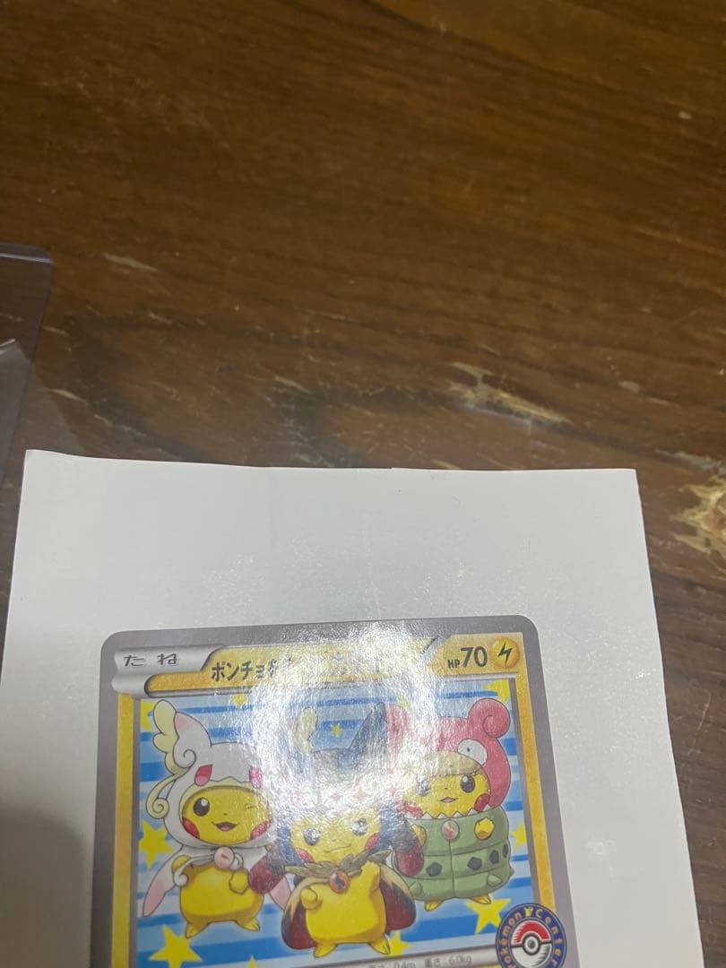 ポンチョを着たピカチュウ