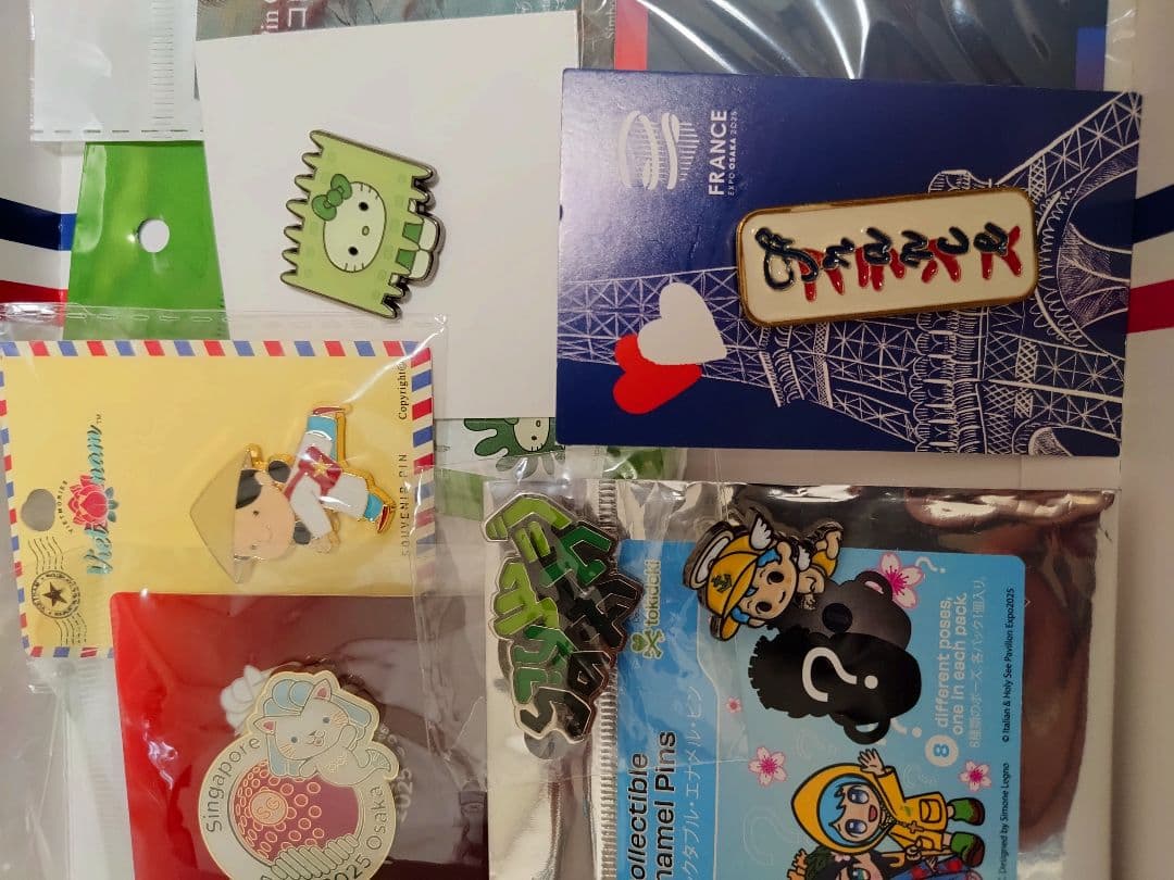 大阪・関西万博　パビリオン　ピンバッチ