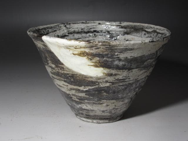 ★　仁阿弥道八　白釉鉢　どっしりかまえた一品です★x553