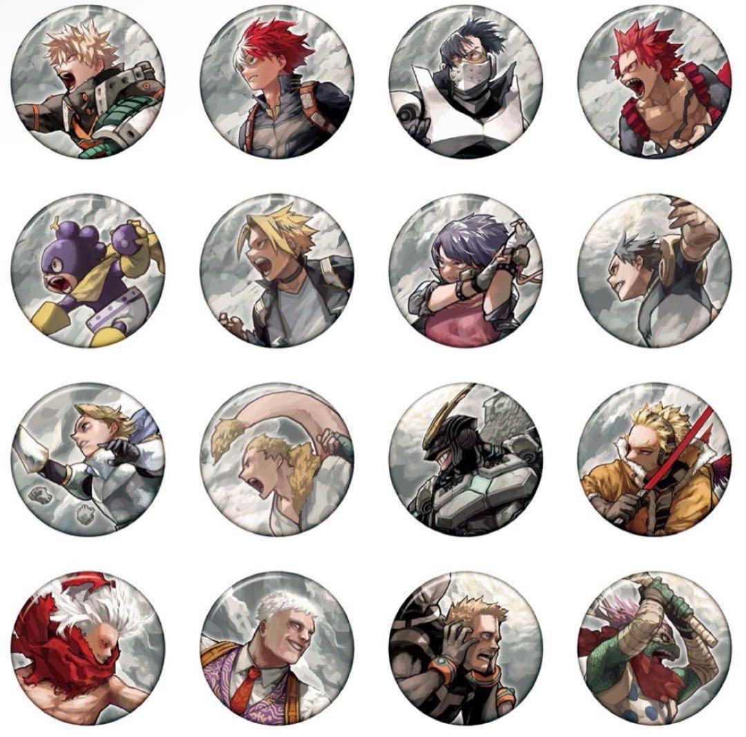 僕のヒーローアカデミア　原画展　コレクション缶バッジ　BOX SUPREME