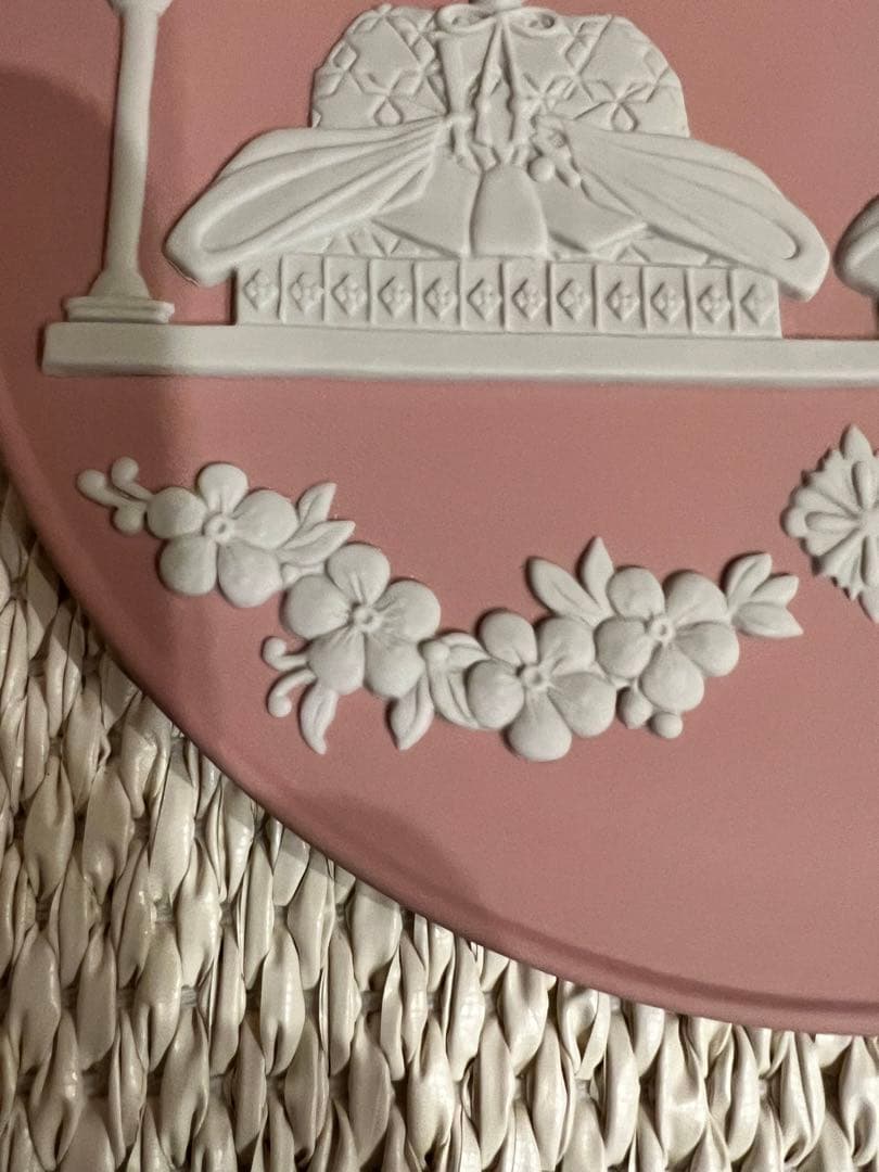 ウェッジウッド　ジャスパー　雛ドールプレート