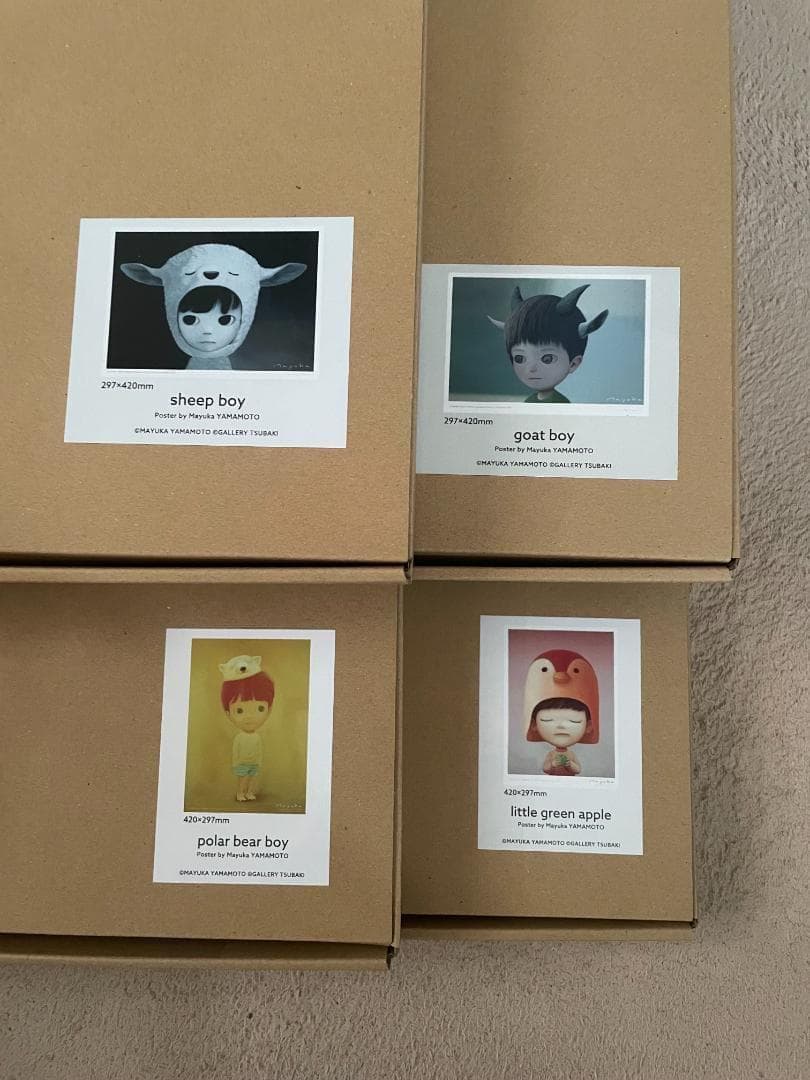 山本麻友香 ポスター 4種