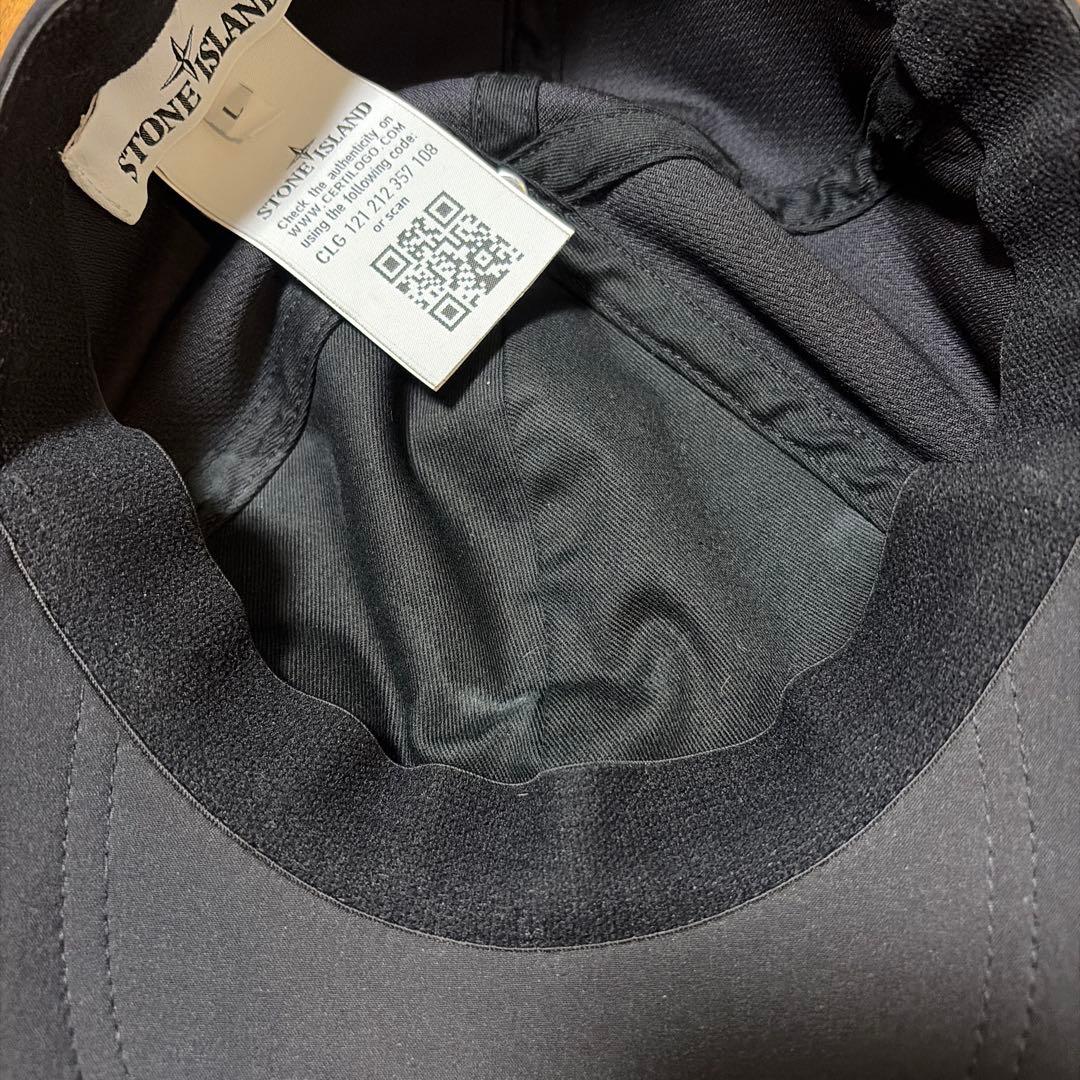 ストーンアイランドS.Iキャップ/L/BLK/メンズ 741599227