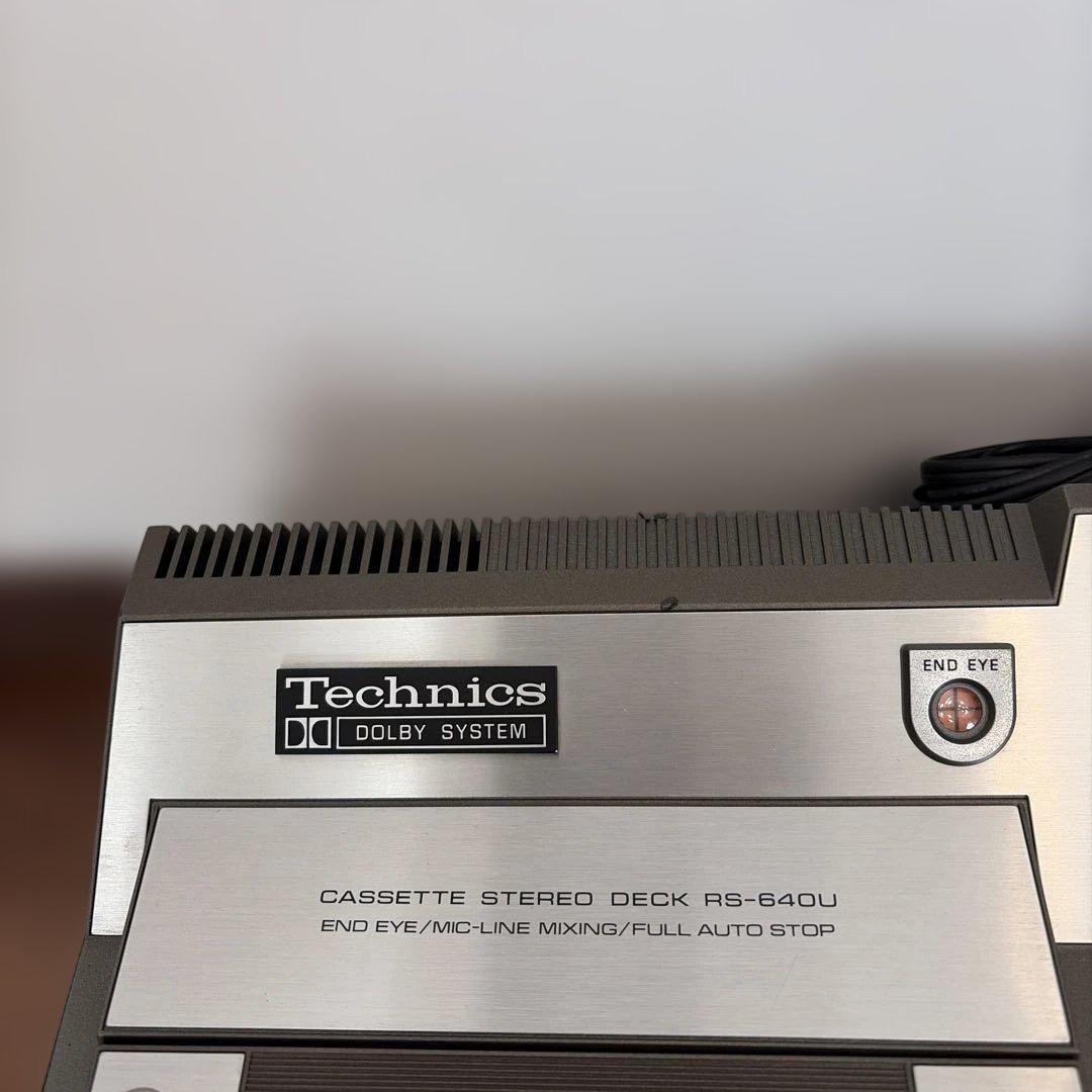 Technics テクニクス RS-640U カセットステレオデッキ 稼働品