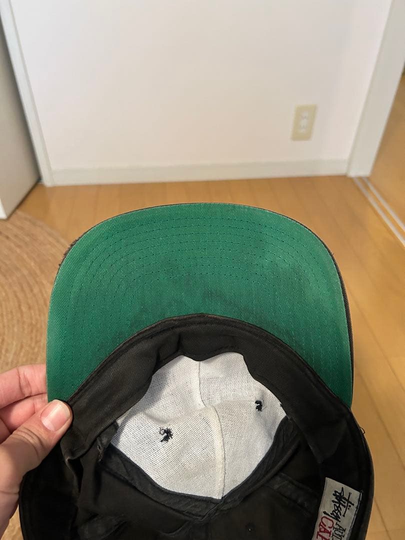 OLD STUSSY 80's 90's スナップバックキャップ　黒