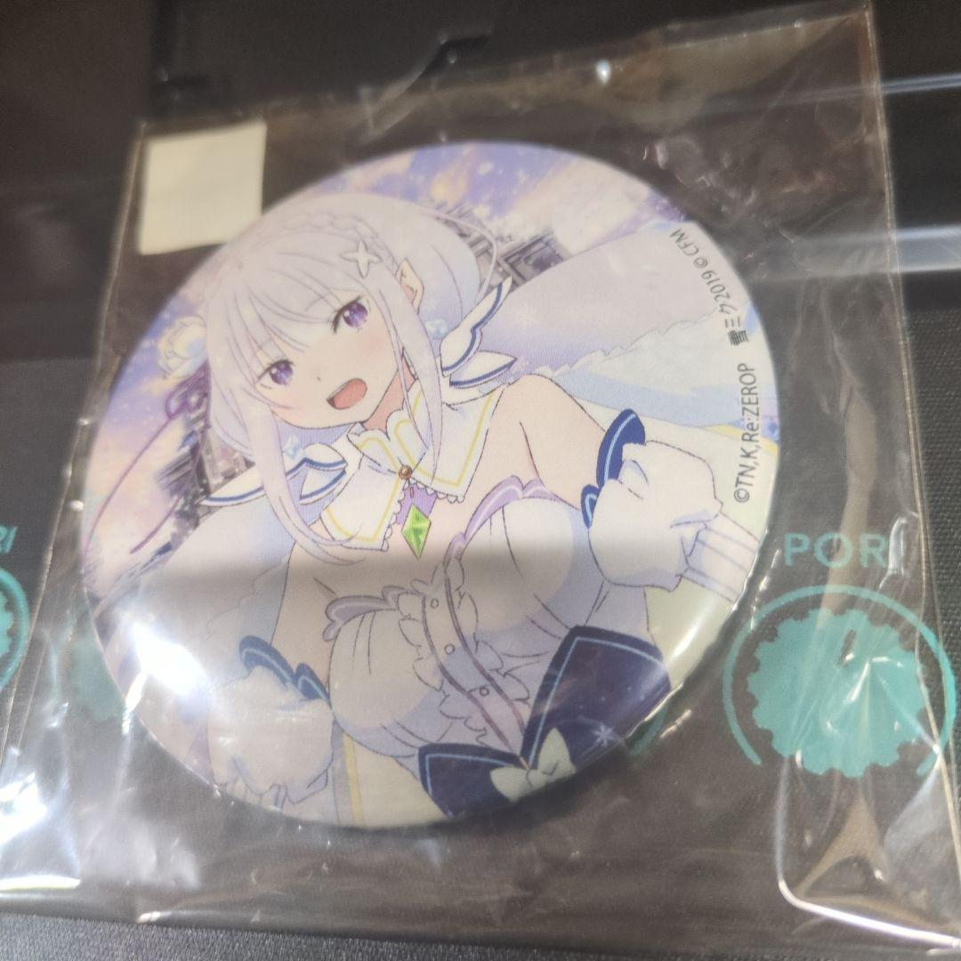 Re:ゼロから始める異世界生活 雪ミク2019 エミリア 缶バッジ