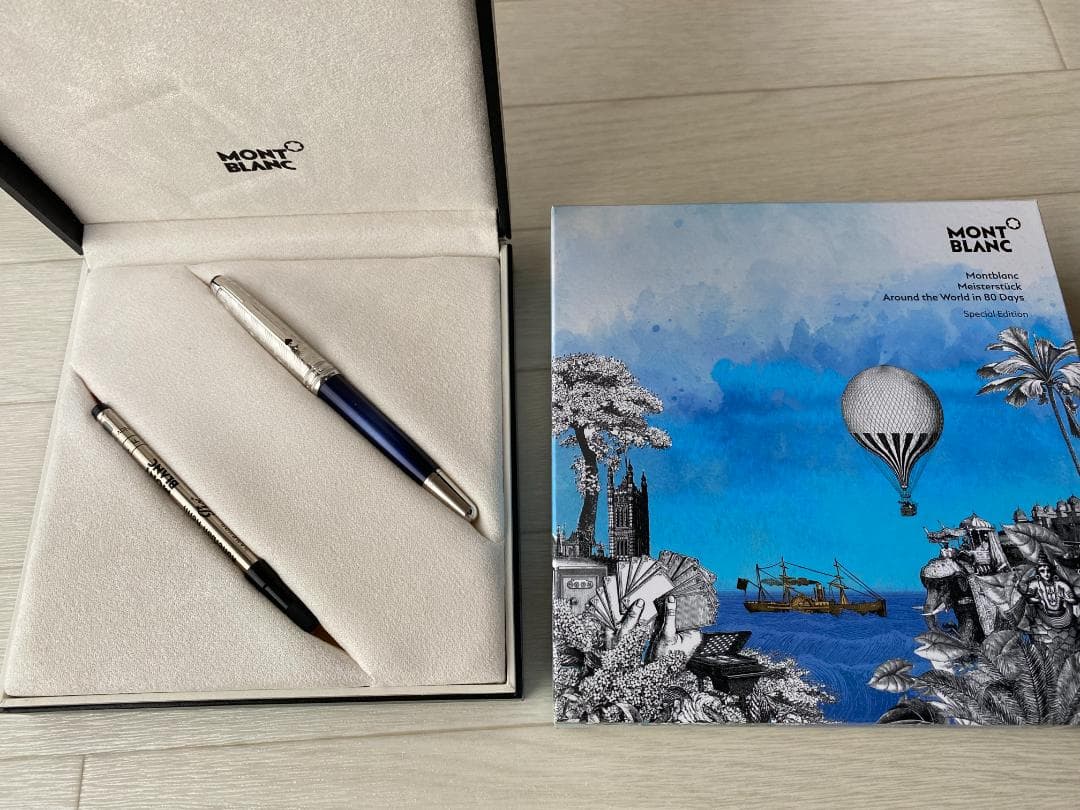 超美品 モンブラン アラウンド ザワールド ソリテール ドゥエ ローラーボール