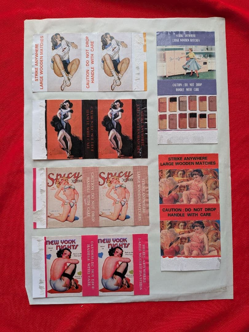 女性マッチラベル Vol.1　400枚以上