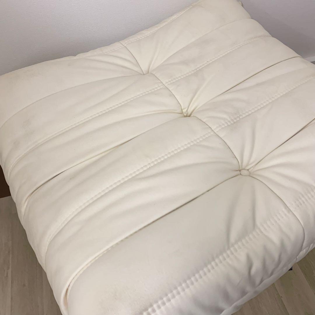 【正規品】ligne roset リーンロゼ トーゴ パフ スウェード スツール