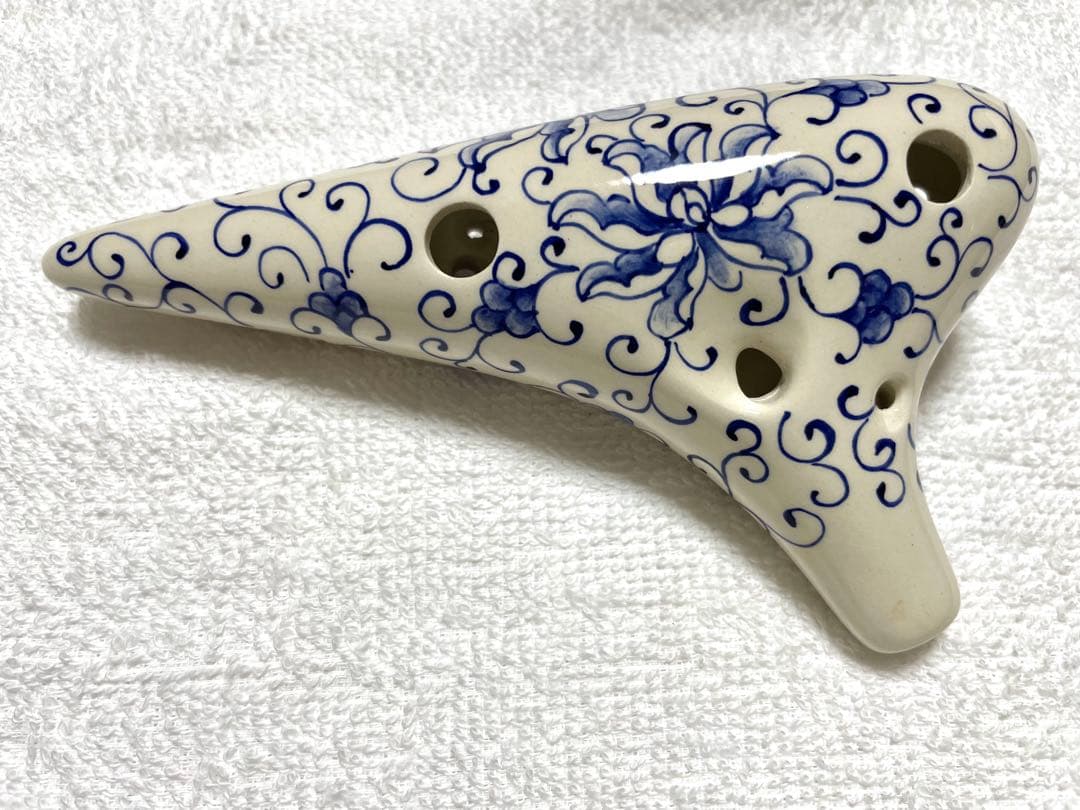 オカリナ フォーカリンク白磁青花 SF管 【roya】
