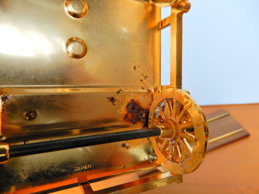 【昭和レトロ 希少】ロバート・スチーブンソン ロケット号 デジタルクロック搭載