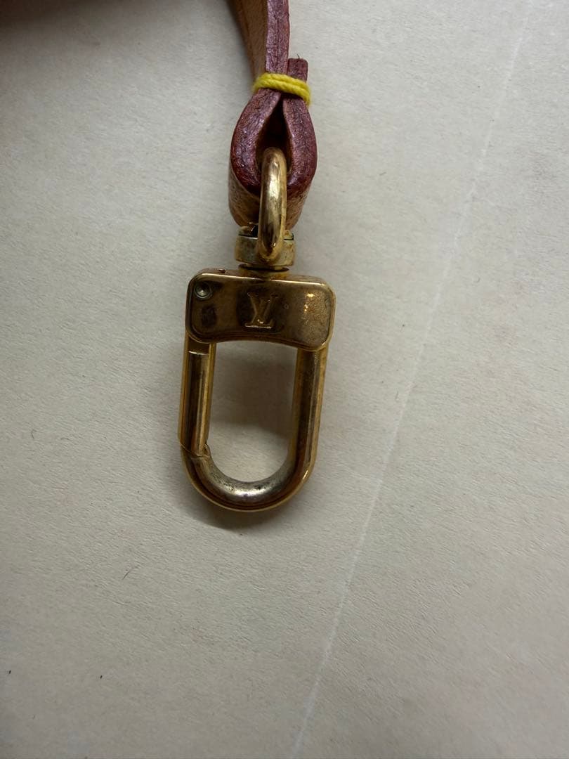 空*様 ルイ・ヴィトン ネームタグ レザー　一部ネーム刻印あり