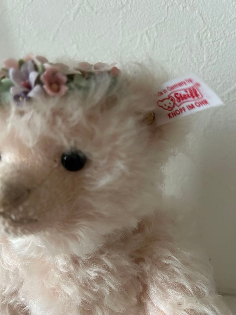 Steiff × Lladró コラボ テディベア 花冠付き 希少 限定