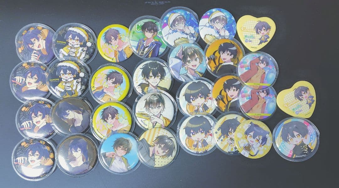 めろんぱーかー鴎/kamome缶バッジ30個まとめ売り