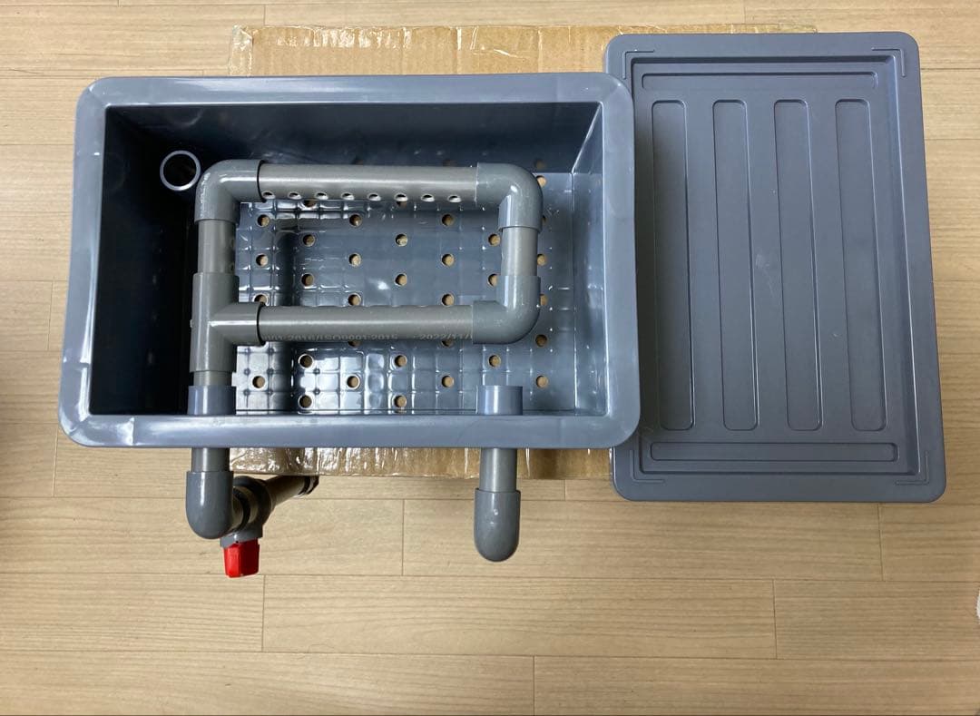 市場最安値、水中ポンプ25w付き大型水槽万能濾過装置濾過外部式濾過層送料込み